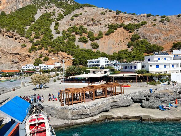 Agia Roumeli village in Chania