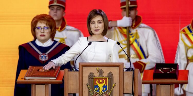 Moldovan president warns of ‘harsh winter’ in inauguration speech