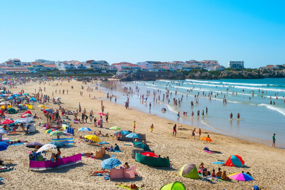 The Portuguese come incredibly prepared for a day at the seaside