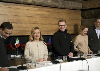 At a Lapland summit EU leaders say defence spending must rise At a Lapland summit EU leaders say defence spending must rise