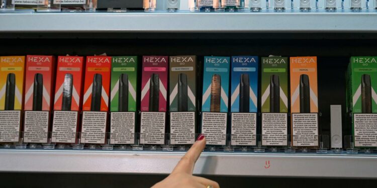 Belgium becomes first EU country to ban disposable e-cigarettes