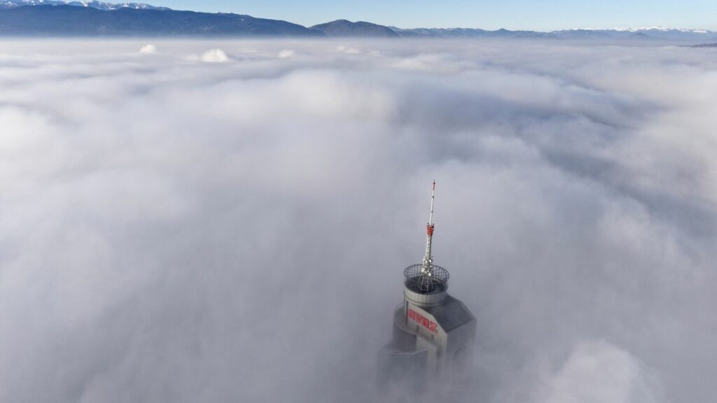 Bosnia's capital Sarajevo chokes on toxic air as a thick blanket of winter fog rolls over the city