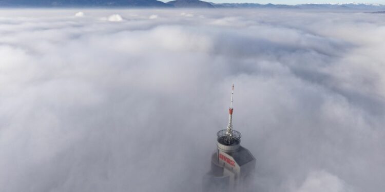 Bosnia's capital Sarajevo chokes on toxic air as a thick blanket of winter fog rolls over the city