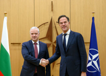 Bulgaria’s Foreign Minister Kondov confers with NATO Secretary General Rutte Bulgaria’s Foreign Minister Kondov confers with NATO Secretary General Rutte