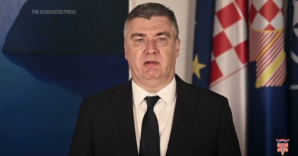Croatian police say a 7-year-old girl died and 6 other people wounded in a knife attack in a school