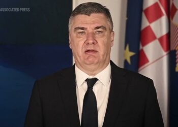 Croatian police say a 7-year-old girl died and 6 other people wounded in a knife attack in a school