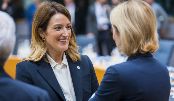 EP President Roberta Metsola calls for stronger global leadership in Europe