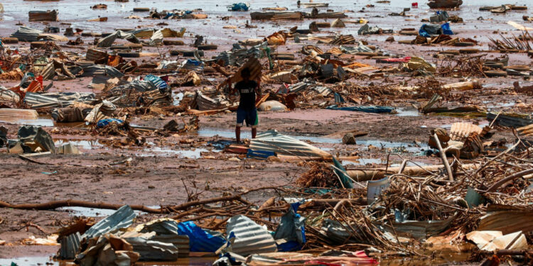 EU mobilises for cyclone-ravaged Mayotte as Macron hits back at angry crowds