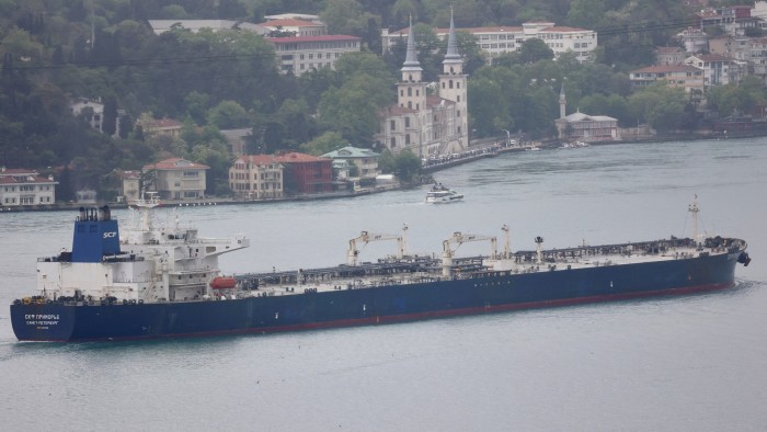 A Russian oil tanker