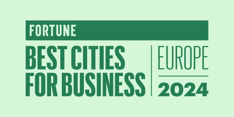 Fortune Best Cities in Europe for Business 2024