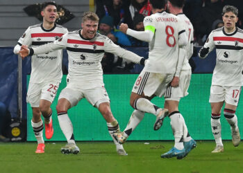 Hojlund brace as Man Utd beat Plzen in Europa League