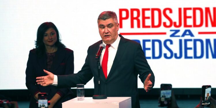 Incumbent Milanović on track to win Croatia’s presidential election