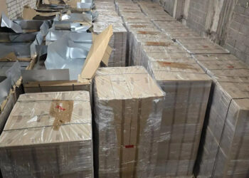 Latvian authorities dismantle massive illegal cigarette factory Latvian authorities dismantle massive illegal cigarette factory