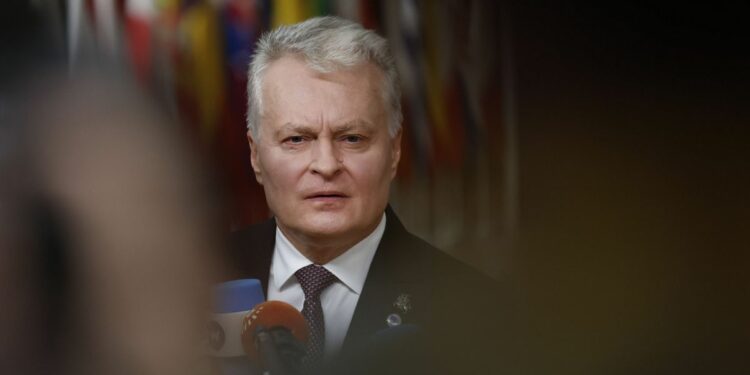 Lithuanian President touts 5% of GDP on defence in 'coming years'