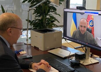 New European commissioner for defence talks to Ukraine’s defence minister about defence of Ukraine