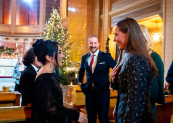 Norway’s Crown Prince and Princess lead their royal family’s Christmas celebrations after difficult months