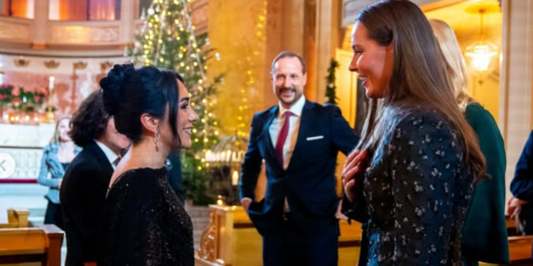 Norway's Crown Prince and Princess lead their royal family's Christmas celebrations after difficult months