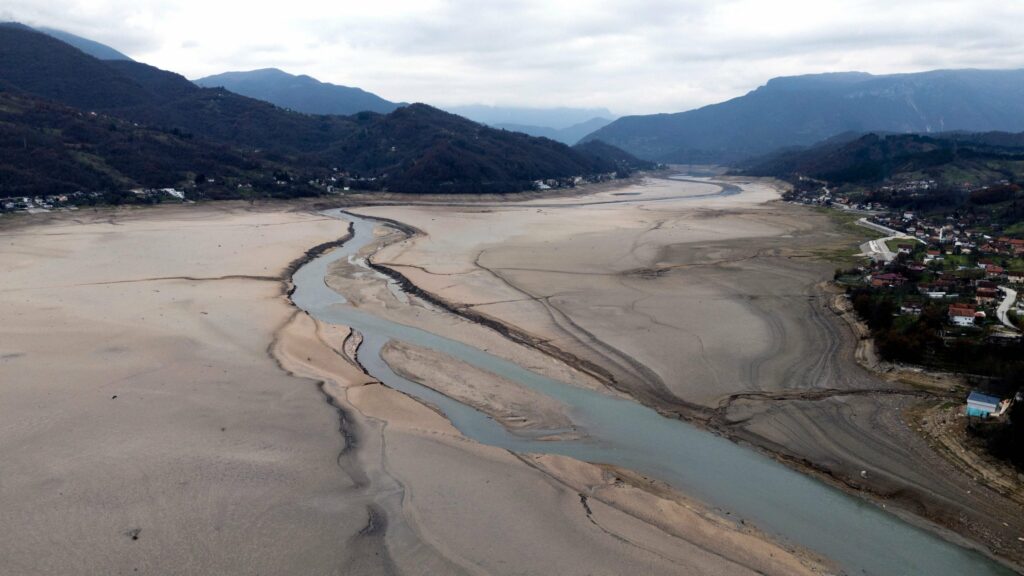 One of Bosnia's largest lakes emptied amid 'scary' drought