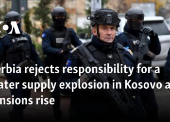 Serbia rejects responsibility for a water supply explosion in Kosovo as tensions rise Serbia rejects responsibility for a water supply explosion in Kosovo as tensions rise