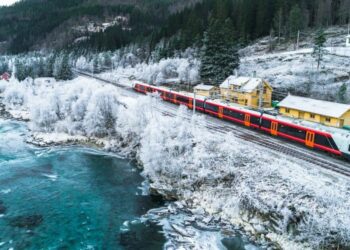 The beautiful European train journey passing snowy forests and mountains | Travel News | Travel