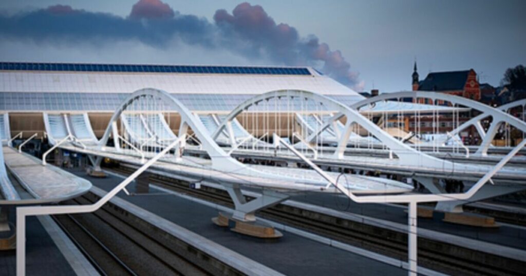 The new incredible £397m futuristic train station transforming travel in European country | World | News