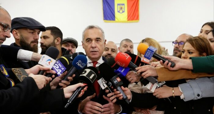 Călin Georgescu speaks to media