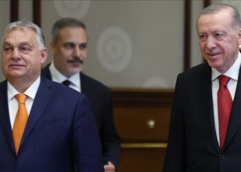 Turkish president meets with Hungarian prime minister