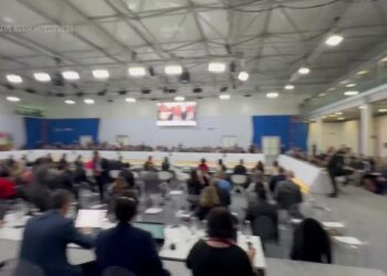 Ukrainian FM Andrii Sybiha walks out of the room during Lavrov’s speech at OSCE meeting in Malta Ukrainian FM Andrii Sybiha walks out of the room during Lavrov’s speech at OSCE meeting in Malta