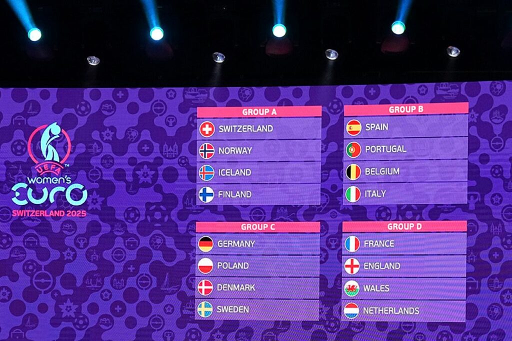 Women’s Euro 2025 Draw: World Champions Spain In Same Group As Italy, Belgium And Portugal