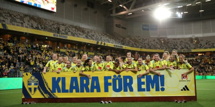 Women’s Euro 2025: Sweden sweeps past Serbia to qualify for European Championship