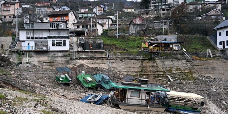 ‘Scary’ drought empties one of Bosnia’s largest lakes