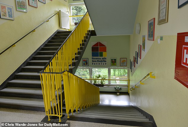 Sevnica¿s Savo Kladnik Elementary School (seen), where Melania attended before transferring to a technical school in Slovenia's capital city, Ljubljana