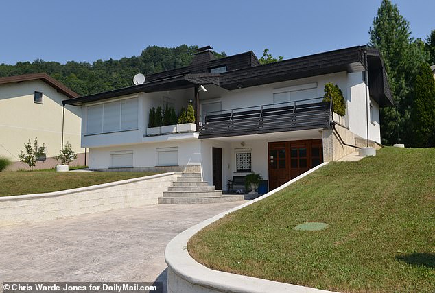 Melania and her family move from Communist-era apartments to two-story home (seen) in Sevnica, where her parents continued to live for decades