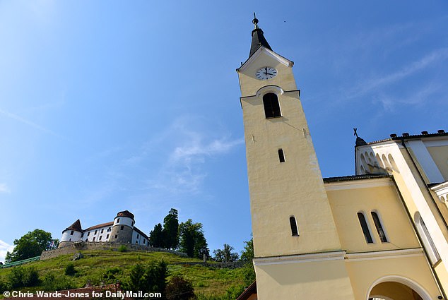 Sevnica Castle (upper left) is currently home to a museum and gallery collection, permanent and temporary exhibitions, the annual Sevnica Castle Festival, festive rooms, a chapel, park, vineyard, souvenir shop and cafe