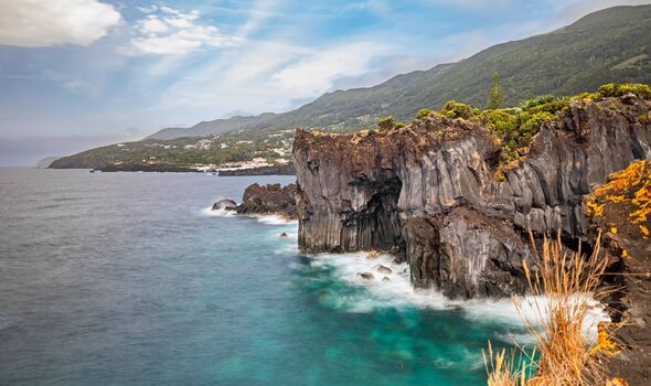 Southern Coast of Sao Jorge near Urzelina (Azores islands) - long time exposure