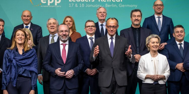 As Europe’s conservatives rally around Merz, von der Leyen left in the cold