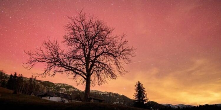 At the beginning of the year – Auroras light up Austria’s sky