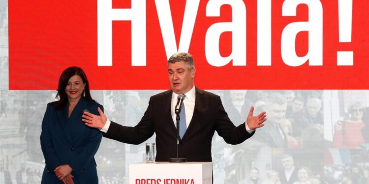 Croatia populist president re-elected in landslide