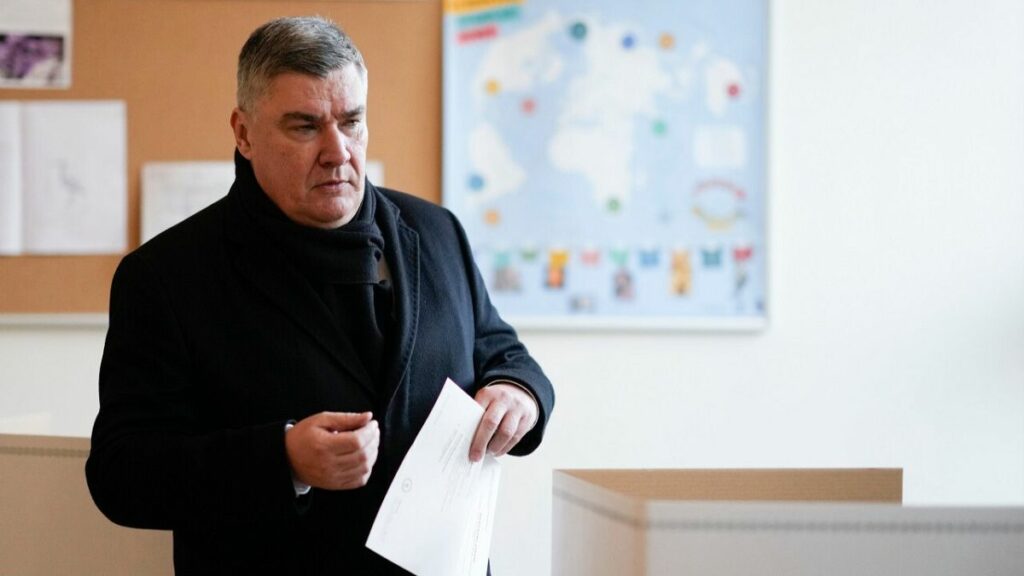 Croatia’s incumbent president set for victory in first round presidential election