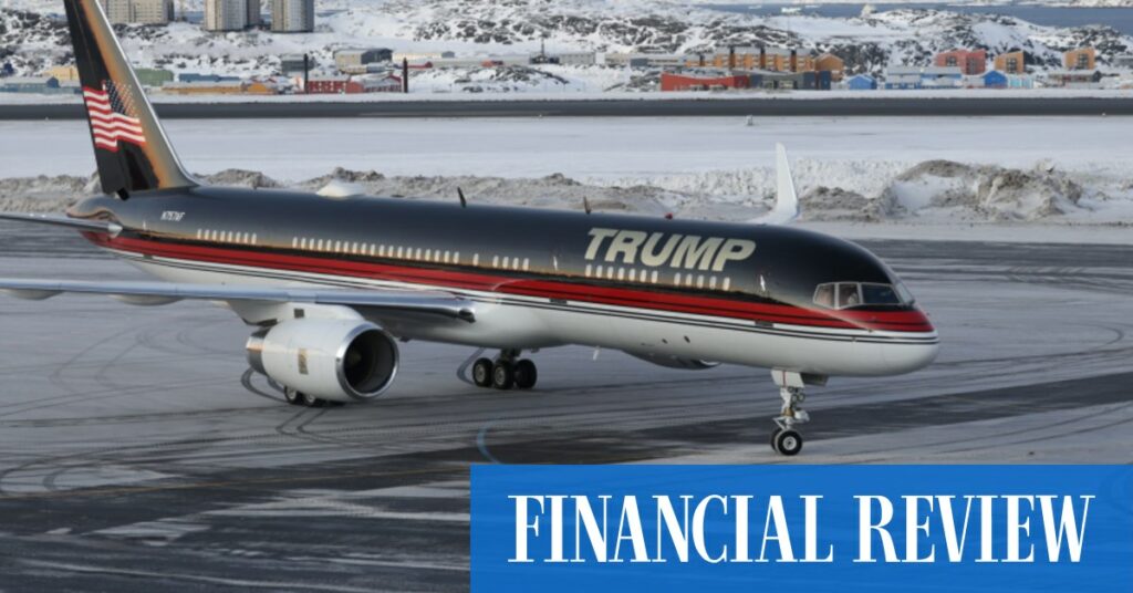 Donald Trump jnr goes window-shopping for his dad in Greenland