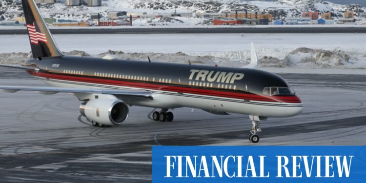 Donald Trump jnr goes window-shopping for his dad in Greenland