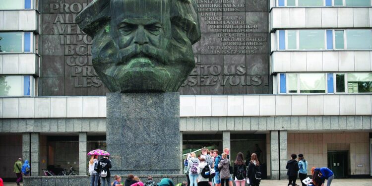 chemnitz is home to a bust of karl marx photo file