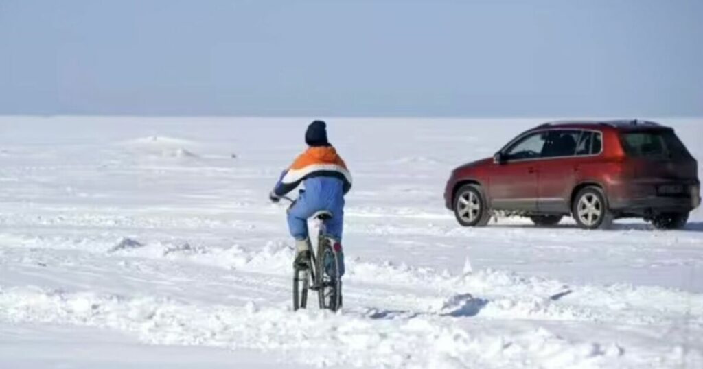 Europe’s longest 17-mile ice road where wearing a seatbelt is illegal | World | News