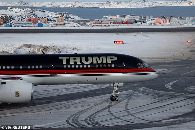 Donald Trump Jr. visits Nuuk, Greenland, on Tuesday, January 7, 2025. Republican lawmakers are largely in lockstep with Trump's Greenland plans