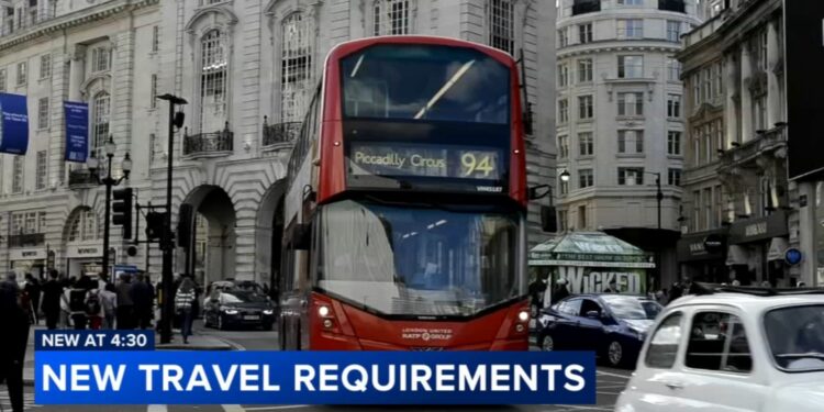 New travel requirements to the UK and Europe