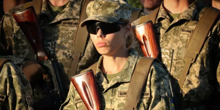 Women join Ukrainian Legion in Poland for the first time