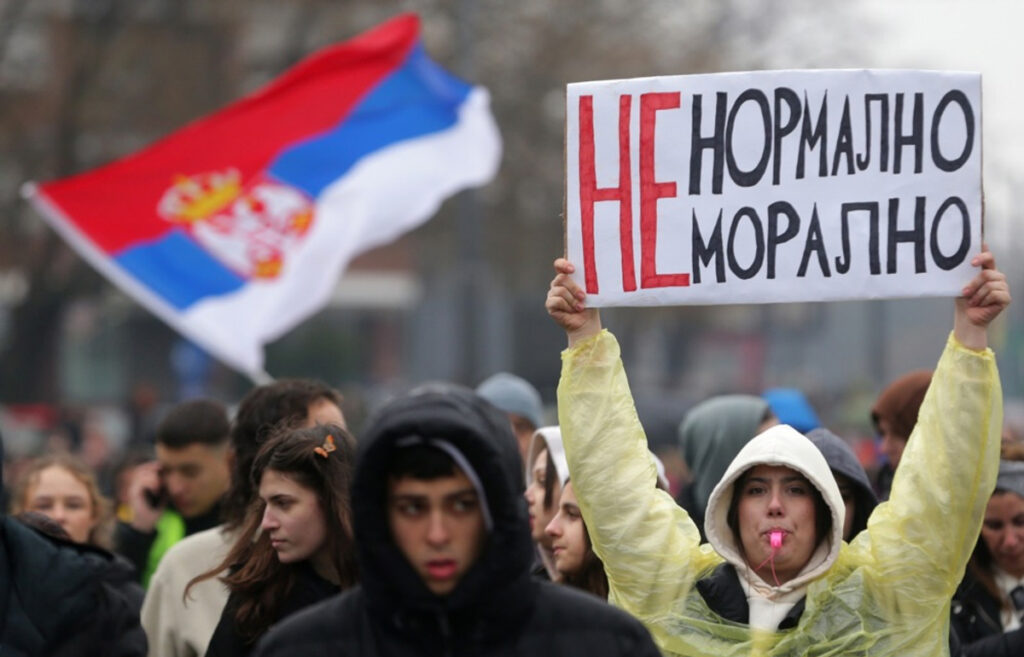 EU Silent as Protests in Serbia Gain Momentum