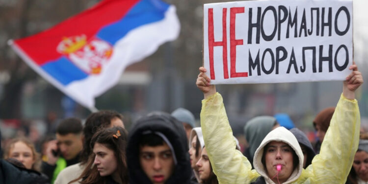 EU Silent as Protests in Serbia Gain Momentum