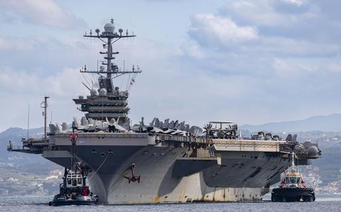 USS Truman and USS Dunham sailors take a break from Houthi fight, arrive in Greece