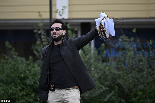 The shooting comes after Iraqi Christian, Salwan Momika, was shot dead in Stockholm after he sparked outrage among left wingers and Islamic hardliners by burning the Koran in public